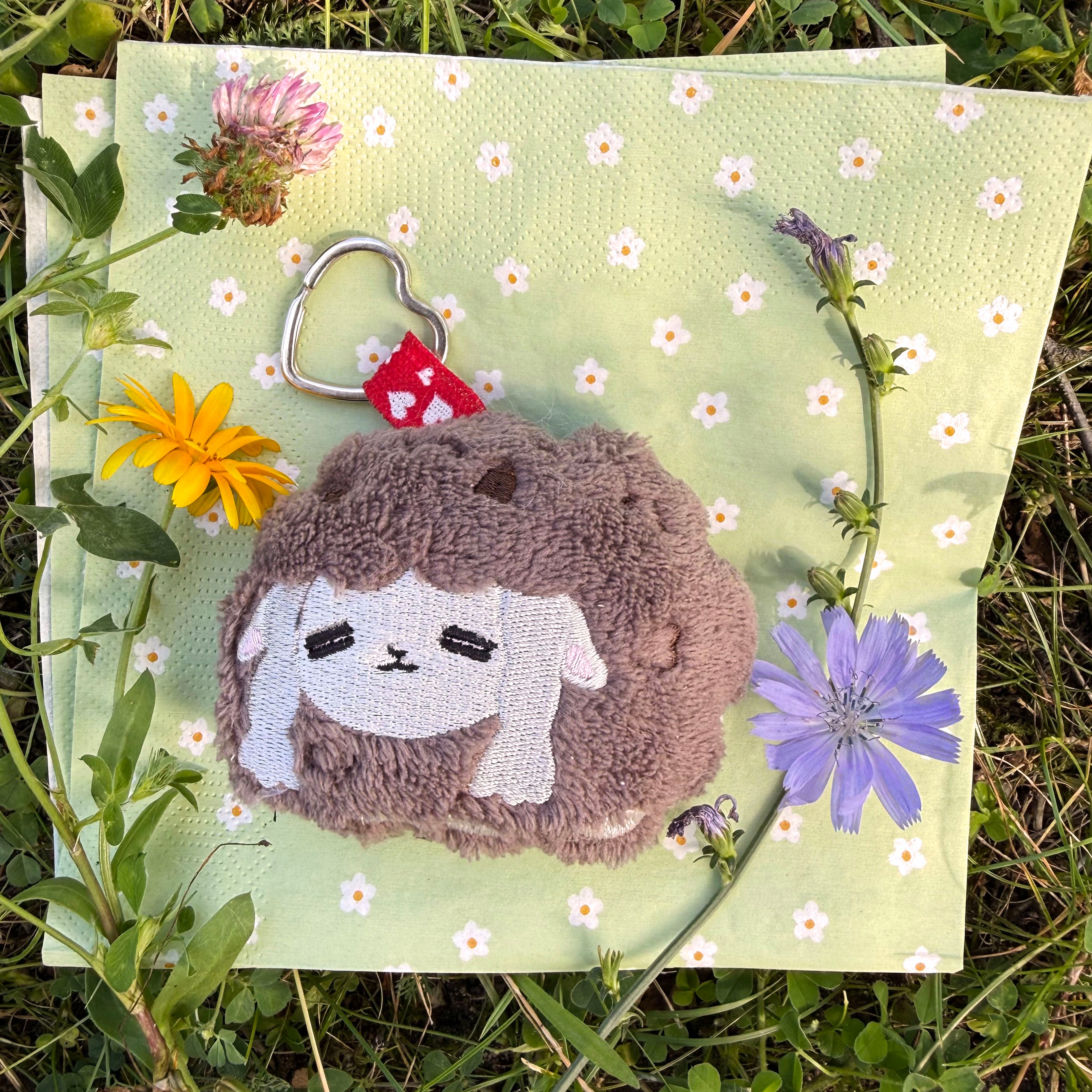 Wooloo ITH (In the Hoop) Haftowany Wzór Brelok Pluszowy